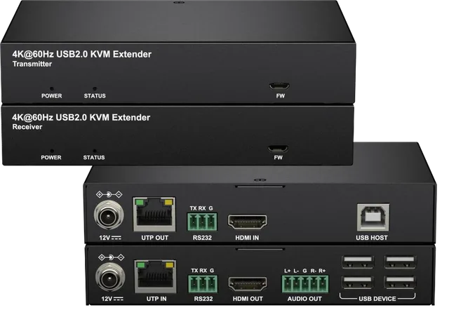 4K60 40m HDMI KVM Extender with USB2.0