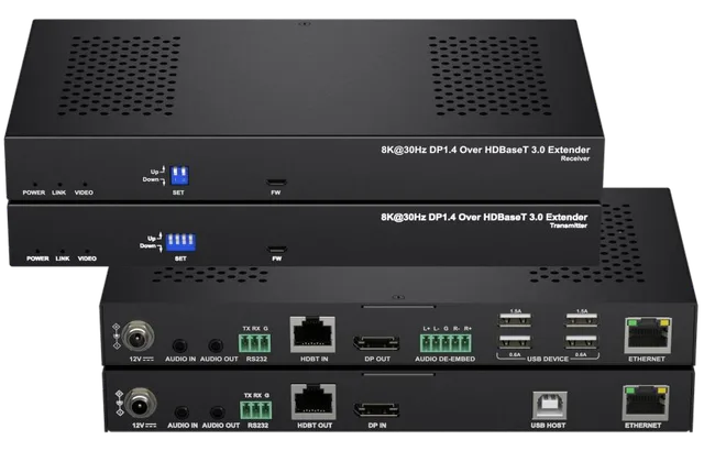 8K30 / 4K 120 DisplayPort1.4 KVM Extender