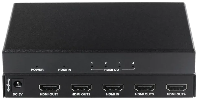 4K HDMI 2.0 1x4 Splitter with Scaler