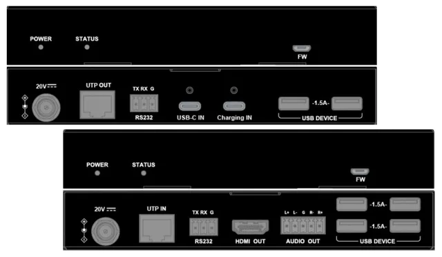 4K60 40m USB-C Input KVM Extender