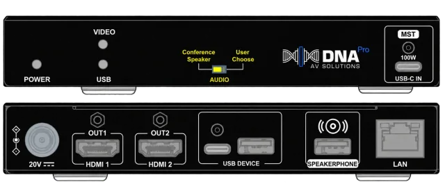 USB-C Dual-Display Conference Dock for BYOM