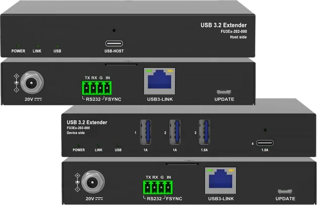 100m USB3.2 Extender Using Valens Chip