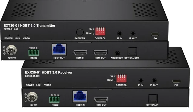 4K60444 HDR HDBT 3.0 Extender with Audio De-embedding